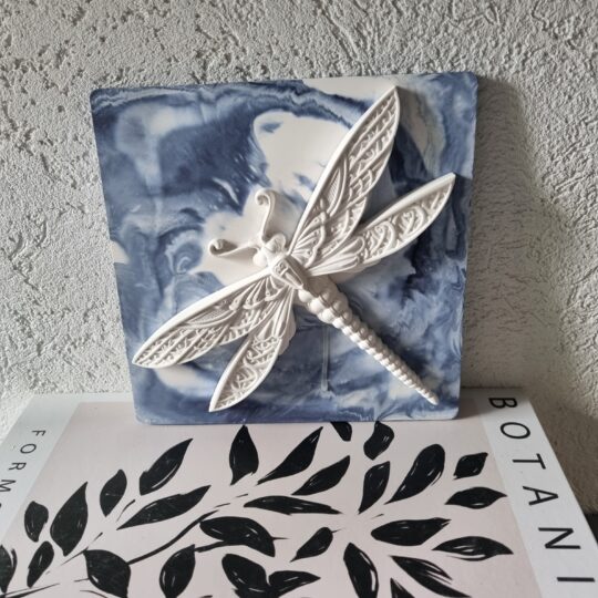 Decoratie tegel Libelle