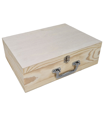 KInderkoffertje  Hout  Memory